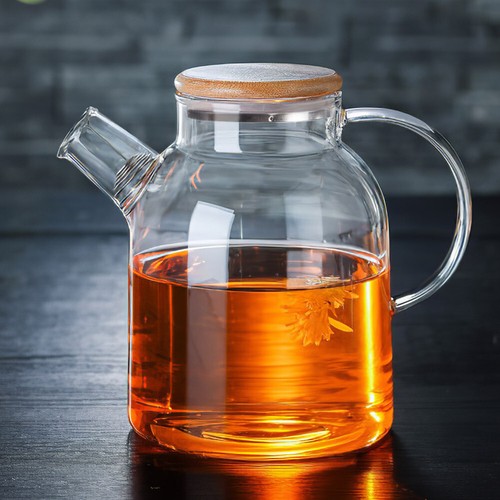 Glass teapot stovetop safe - glass,
