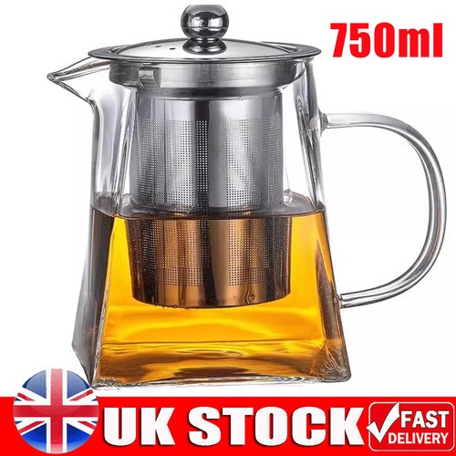 Glass teapot with infuser - glass,