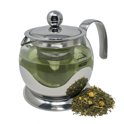 Glass teapot steel infuser - infuser, &
