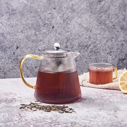 Glass teapot with infuser - glass,
