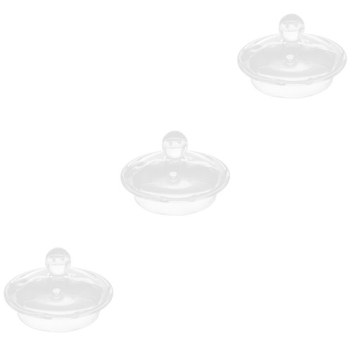3pcs reusable clear glass - 3pcs,