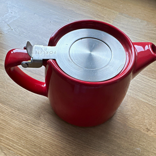 Forlife stump teapot red - teapot,