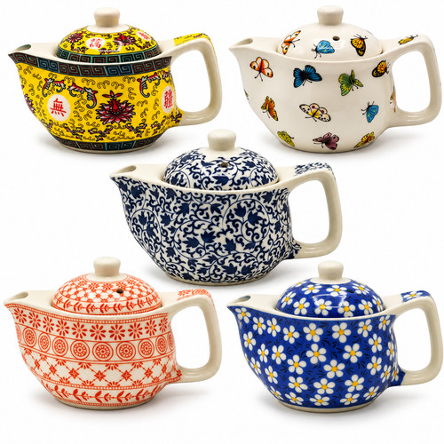 Ceramic herbal teapot - ceramic,