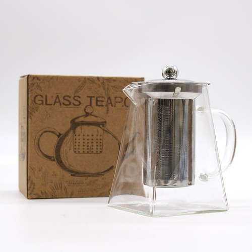 Glass infuser teapot gift - glass,