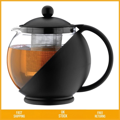 Modern glass infuser teapot - modern,