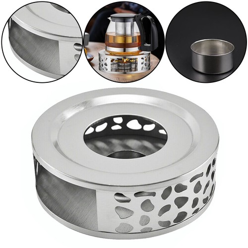 Stainless steel teapot base - steel,