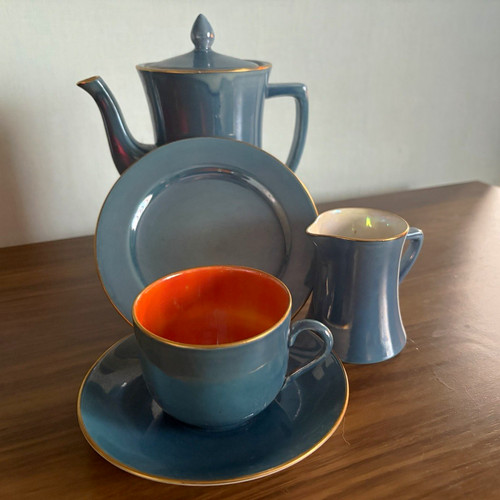 Carlton ware 5pc ceramic - carlton,