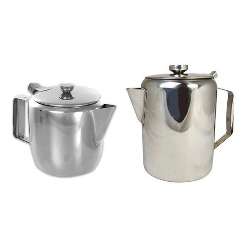 Stainless steel metal - steel, teapot