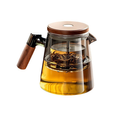 Glass teapot with tea - glass,